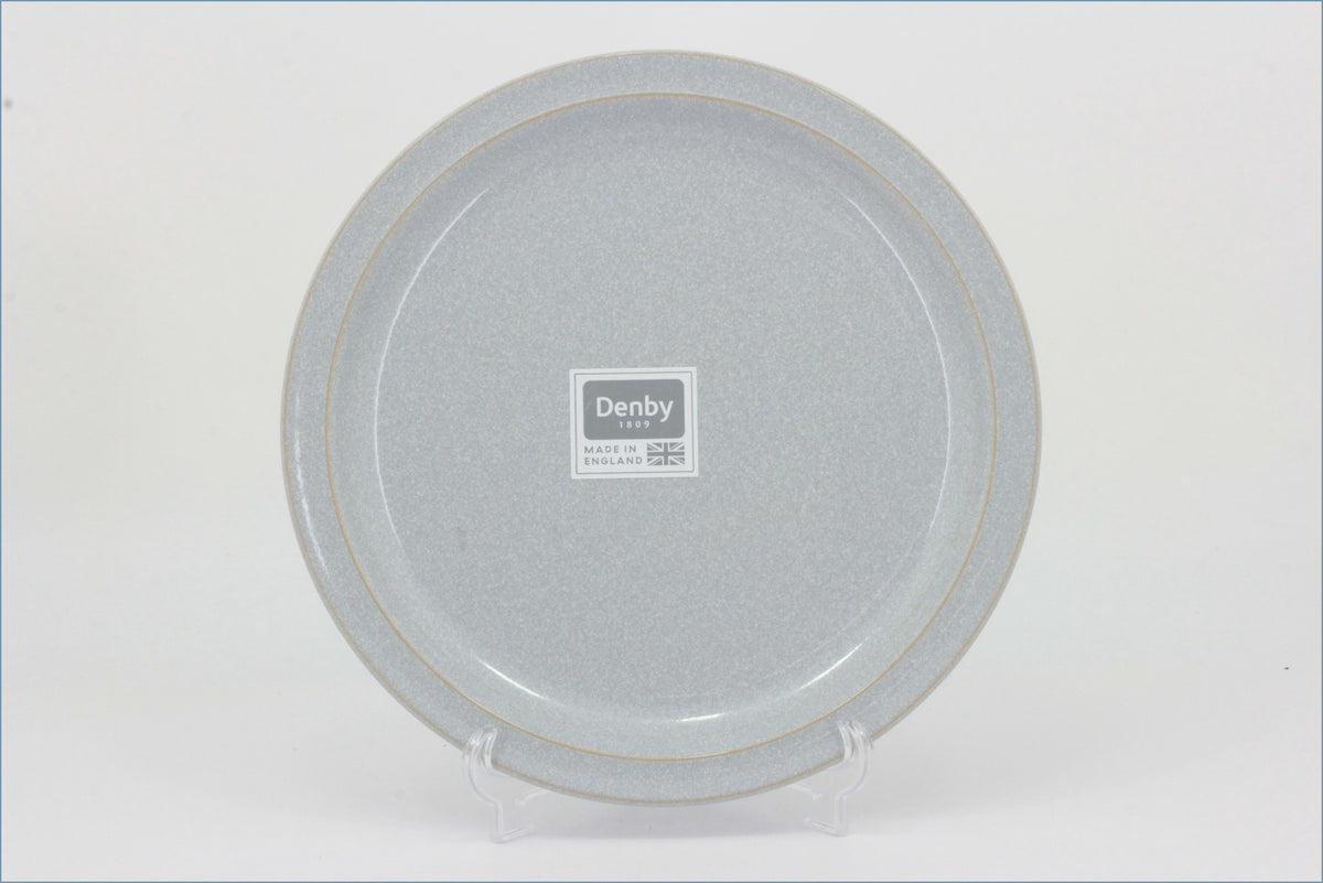 Denby - Dove Grey - 8 5/8" Salad Plate (Rimmed)