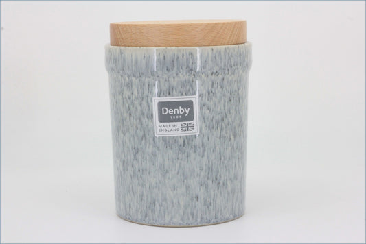 Denby - Halo (Speckle) - Storage Jar (Wooden Lid) 