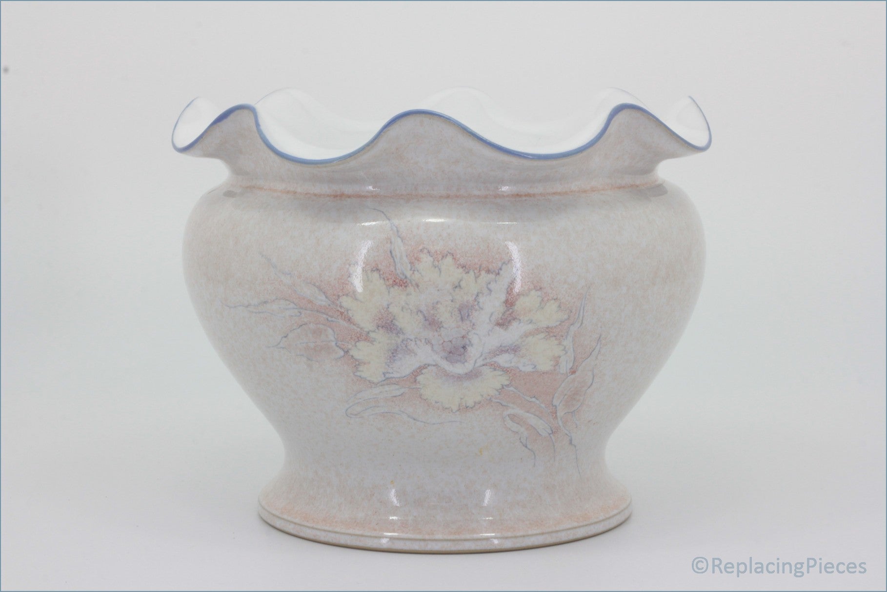Denby - Tasmin - Fluted Planter (Hand Thrown On The Potters Wheel)