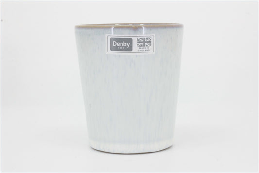 Denby - White Speckle - Handless Mug 