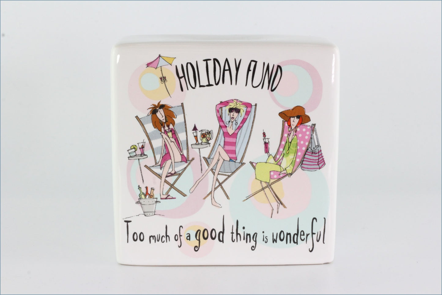 Johnson Brothers/Creative Tops - Born To Shop - Money Box (Holiday Fund)