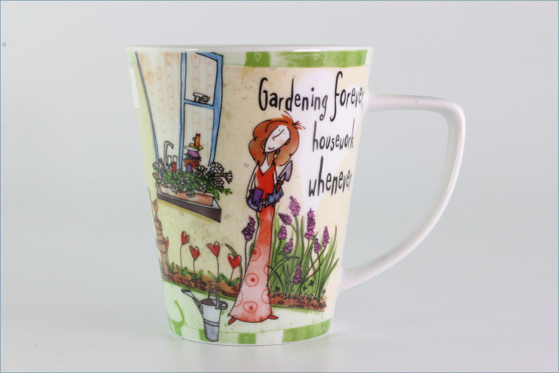 Johnson Brothers - Born To Shop - Mug (Gardening Forever)