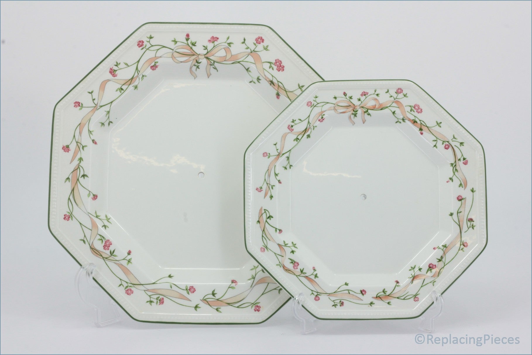 Johnson Brothers - Eternal Beau - 2 Tier Cake Stand (Plates ONLY)