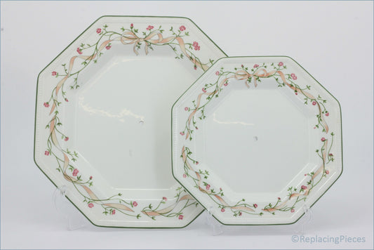 Johnson Brothers - Eternal Beau - 2 Tier Cake Stand (Plates ONLY)