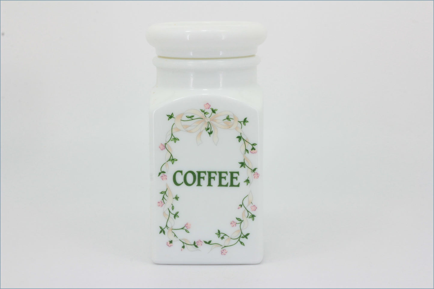 Johnson Brothers  - Eternal Beau - Storage Jar (Coffee) - Pyrex/Push Lid