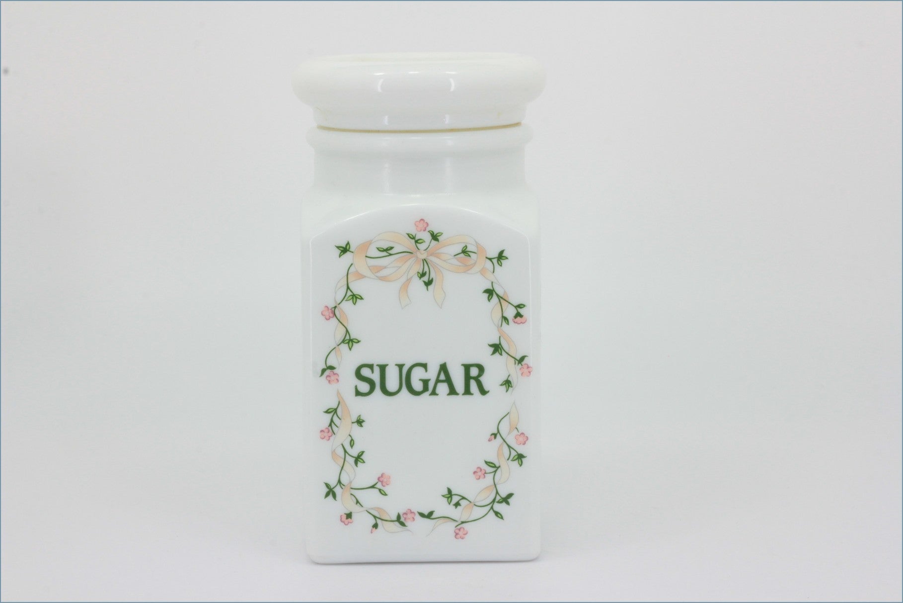 Johnson Brothers  - Eternal Beau - Storage Jar (Sugar) - Pyrex/Push Lid 