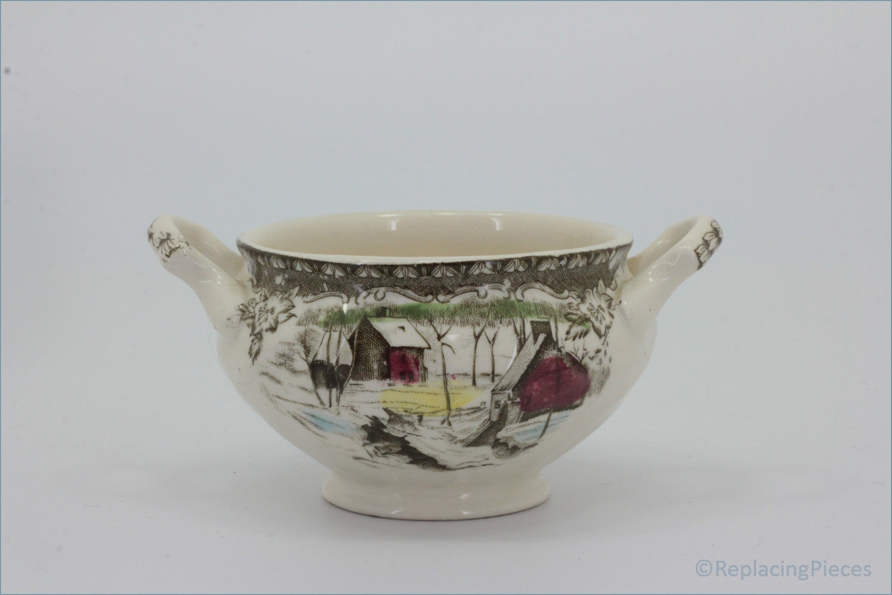 Johnson Brothers - The Friendly Village - Lidded Sugar Bowl (Base ONLY)