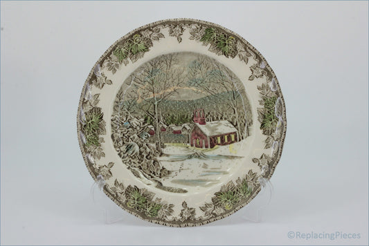 Johnson Brothers - The Friendly Village - 9 3/4" Luncheon Plate (The School House)