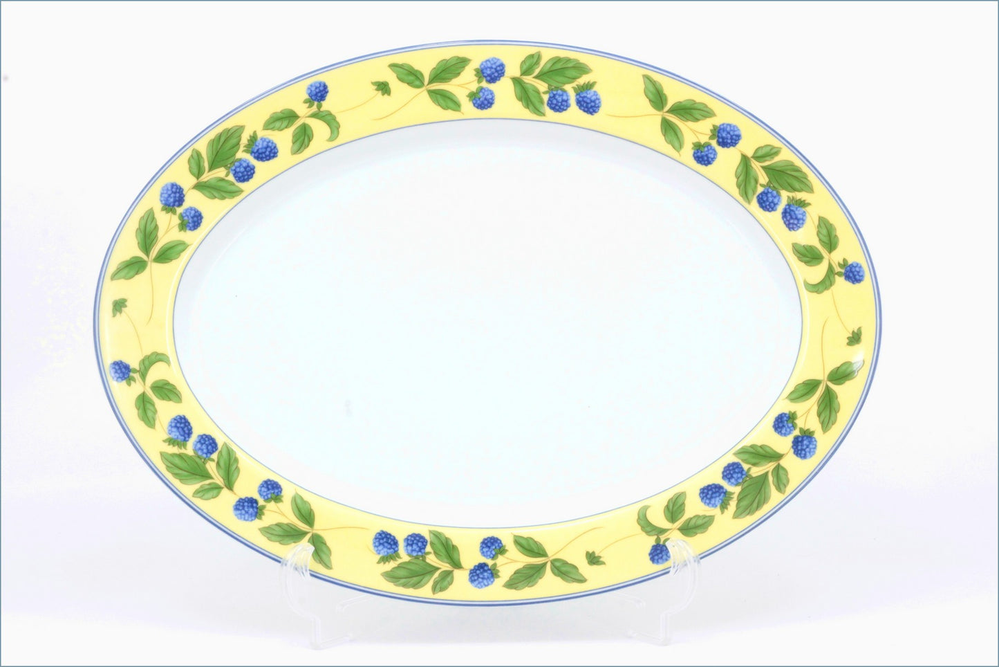 Marks & Spencer - Blackberries - 15 3/4" Oval Platter