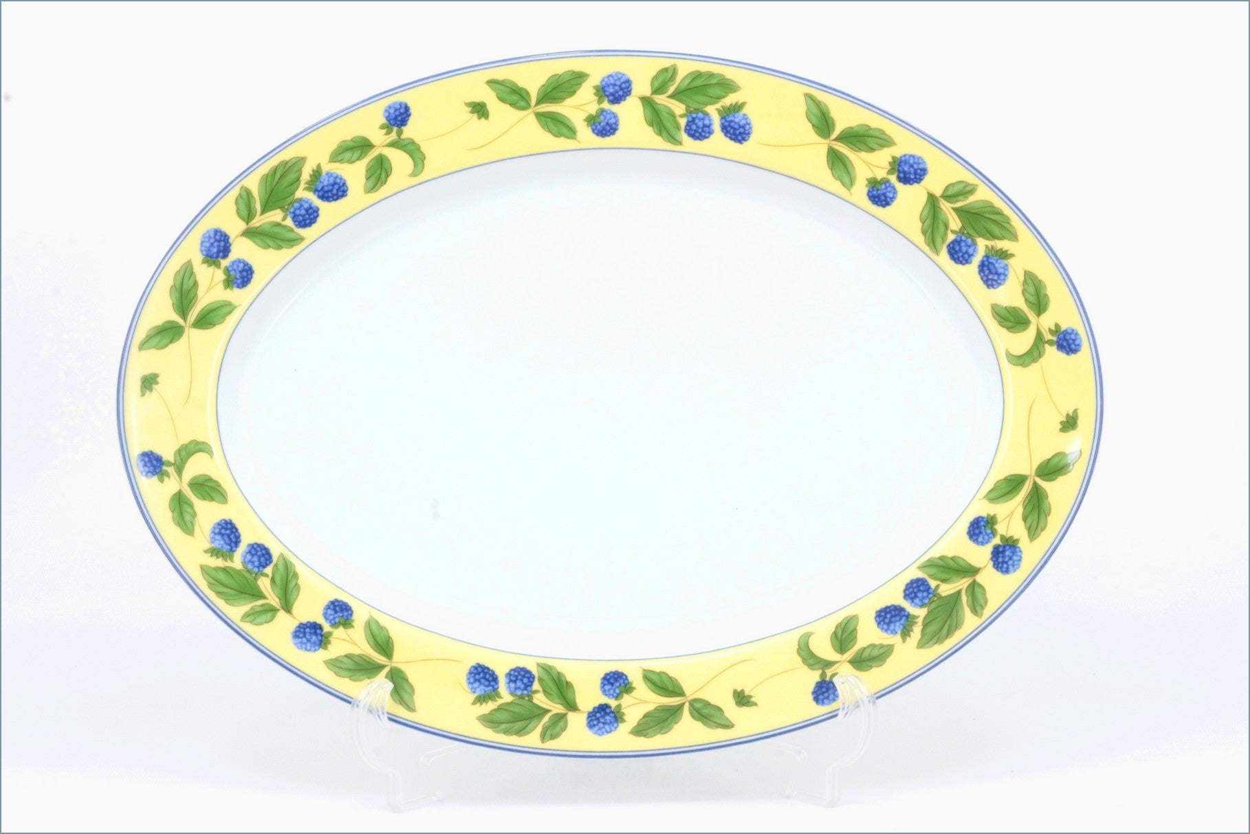 Marks & Spencer - Blackberries - 15 3/4" Oval Platter