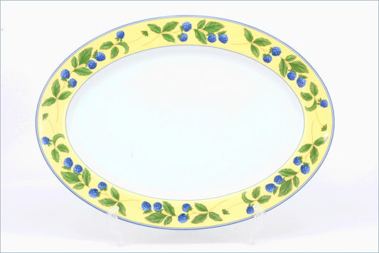 Marks & Spencer - Blackberries - 15 3/4" Oval Platter