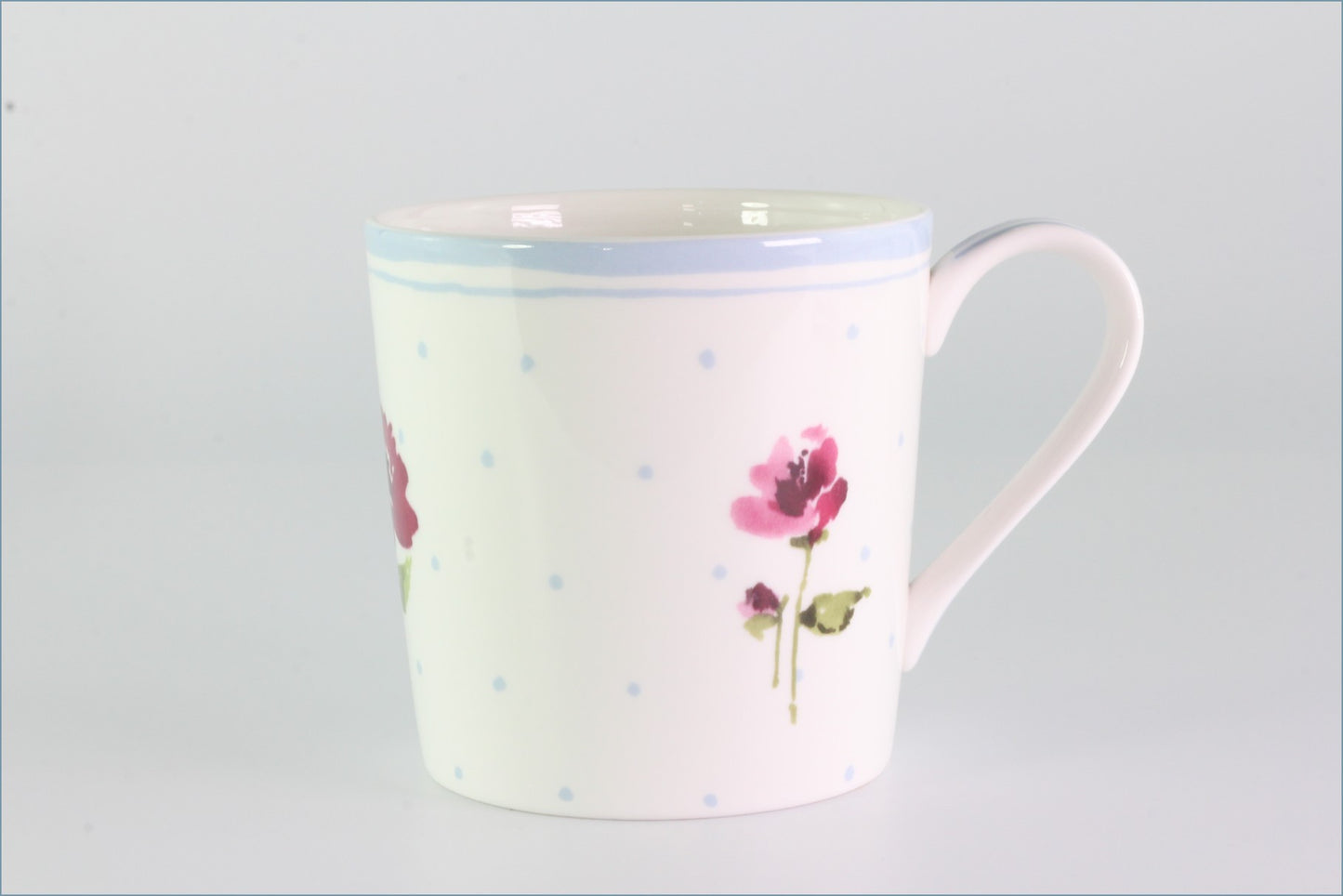 Marks & Spencer - Mugs - Rose And Blue Spot