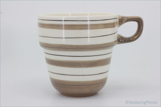 Marks & Spencer - Polka Dot - Stacking Mug (Stripes - Coffee)