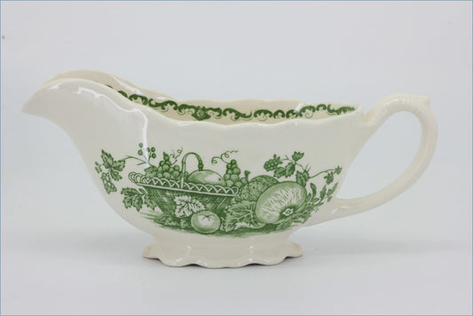 Masons - Fruit Basket (Green) - Gravy Boat
