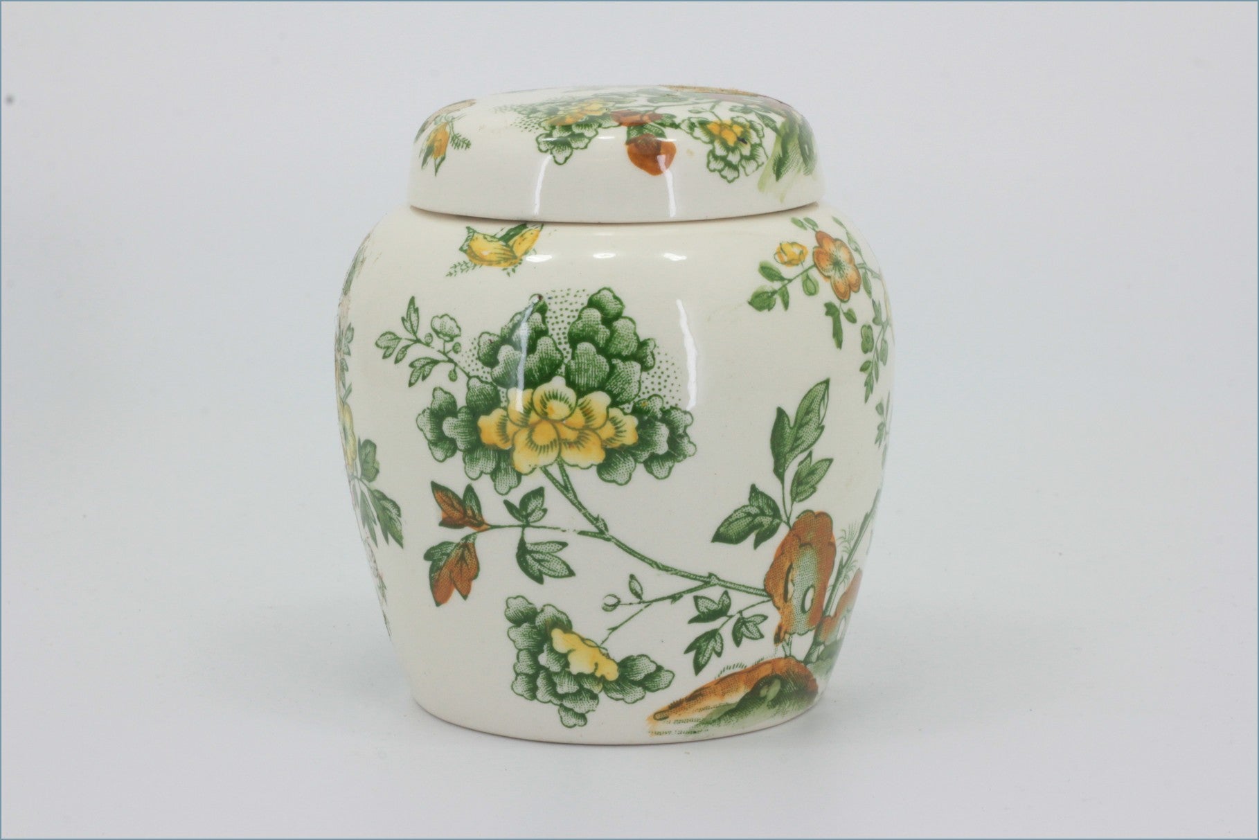 Masons - Manchu (Green & Yellow) - Ginger Jar (Medium) 