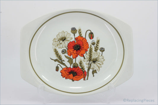 J & G Meakin - Poppy - 12" Oblong Plate