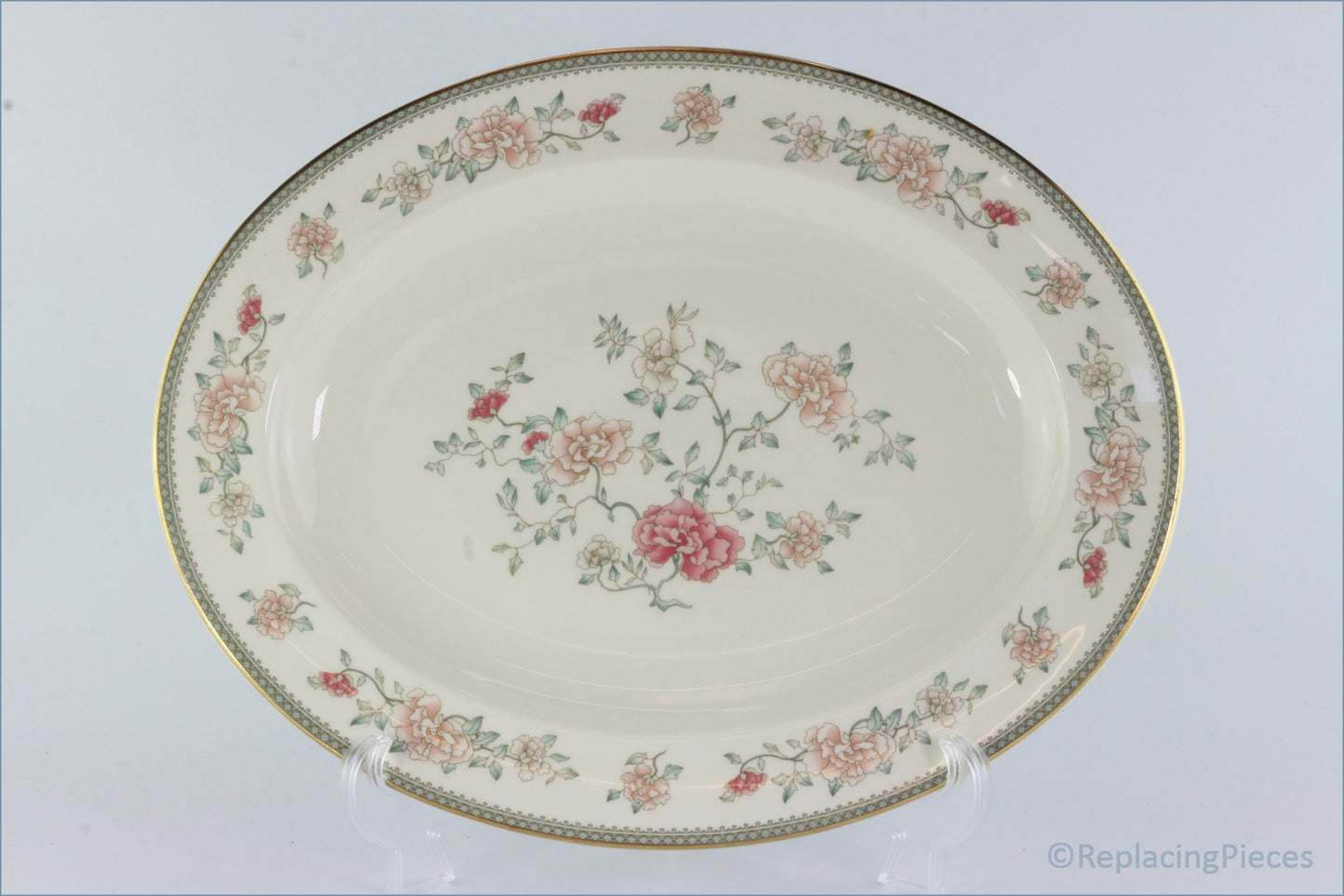 Minton - Jasmine - 13 1/2" Oval Platter