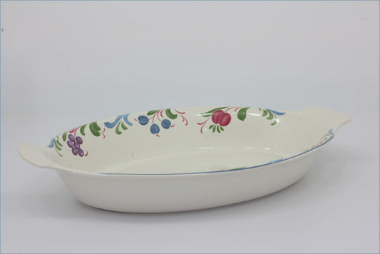 Poole - Cranborne - 11 1/2" Oval Handled Roaster