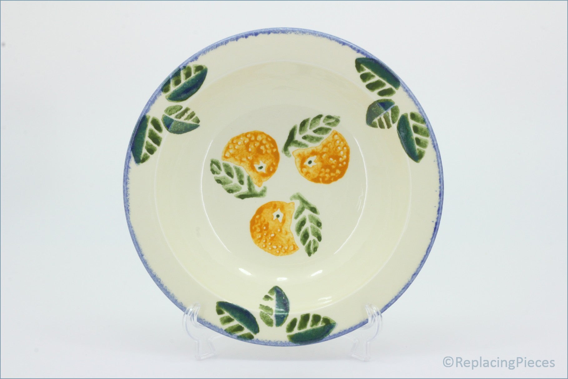 Poole - Dorset Fruit - 7 1/4" Rimmed Cereal Bowl (Oranges)