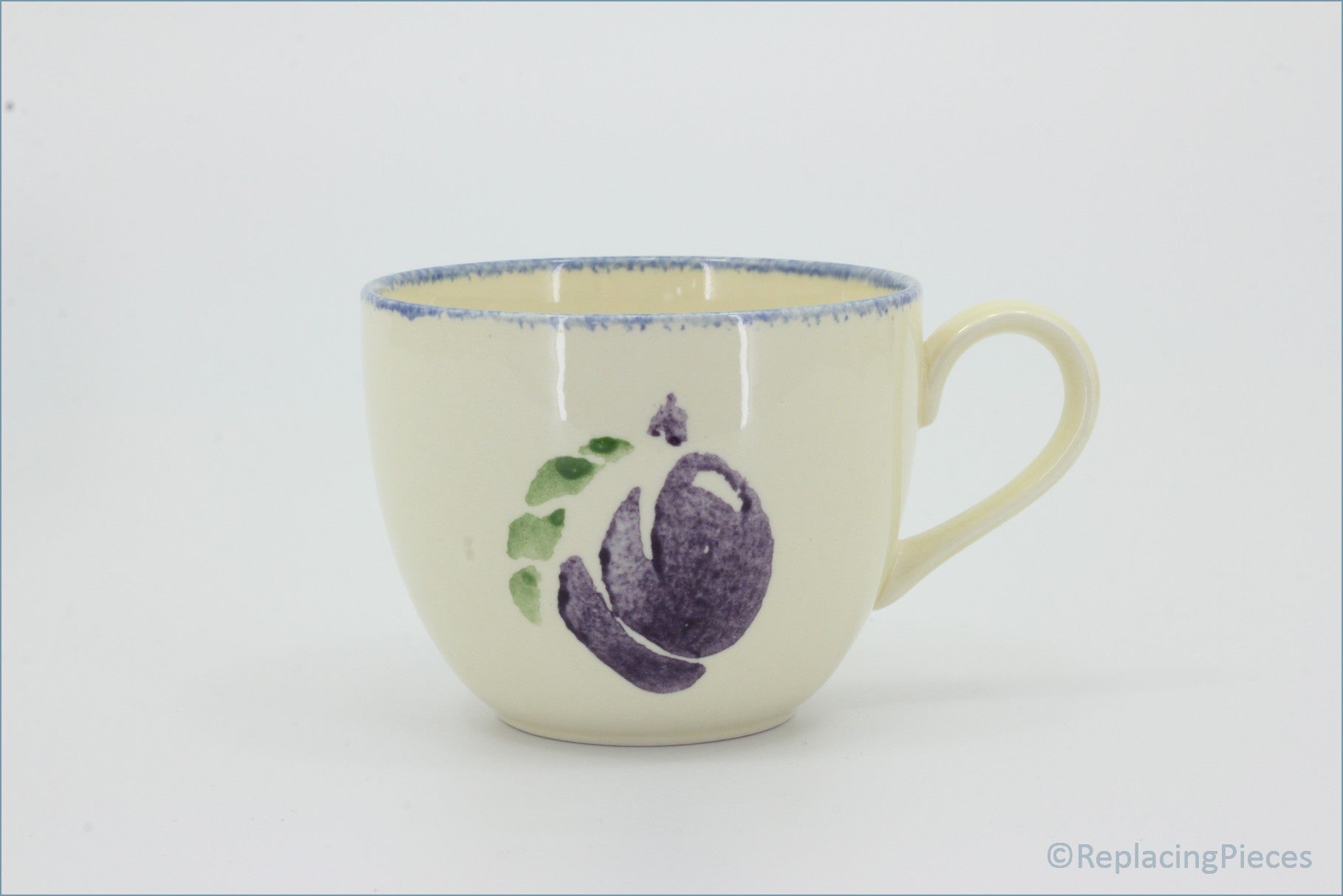 Poole - Dorset Fruit - 3 1/4" Wide Teacup (Plum)