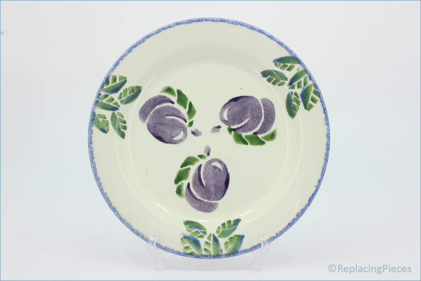 Poole - Dorset Fruit - 9" Luncheon Plate (Plum)