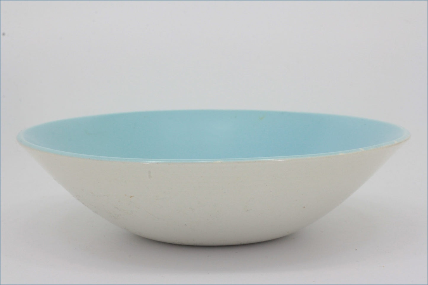 Poole - Dove Grey & Sky Blue - Cereal Bowl