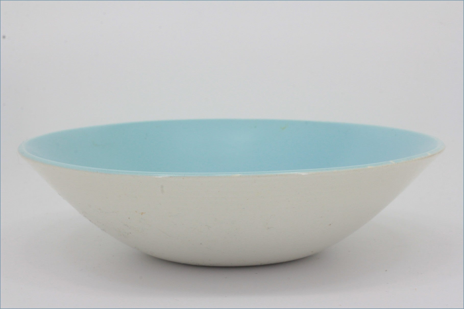 Poole - Dove Grey & Sky Blue - Cereal Bowl