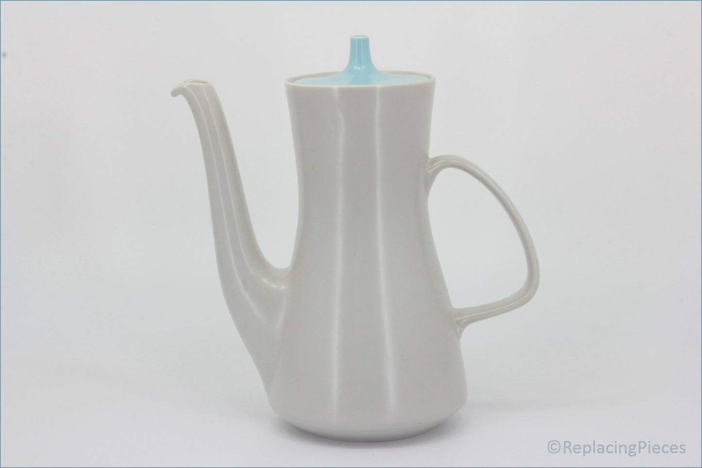Poole - Dove Grey & Sky Blue - 2 Pint Coffee Pot