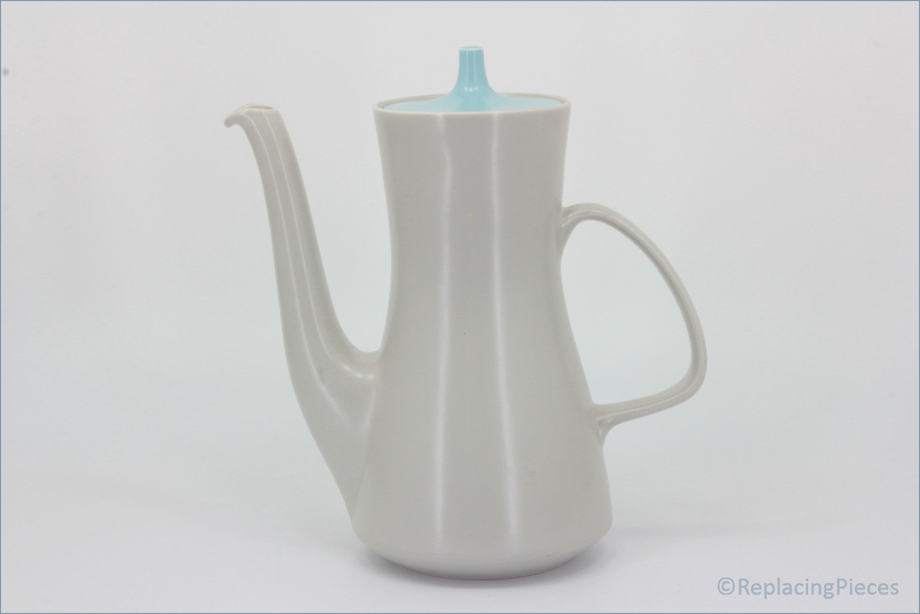 Poole - Dove Grey & Sky Blue - 2 Pint Coffee Pot