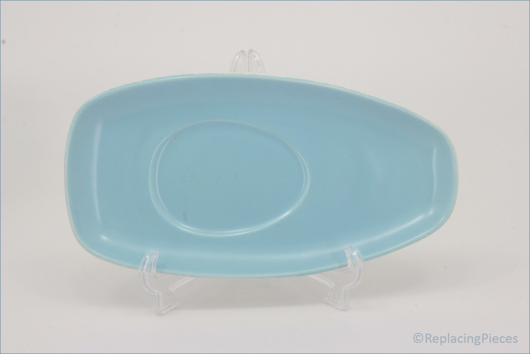 Poole - Dove Grey & Sky Blue - Gravy Boat Stand