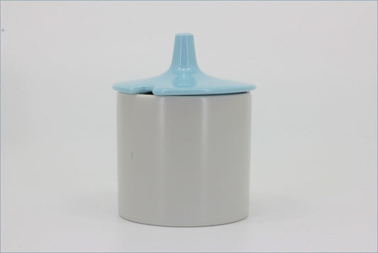 Poole - Dove Grey & Sky Blue - Jam Pot