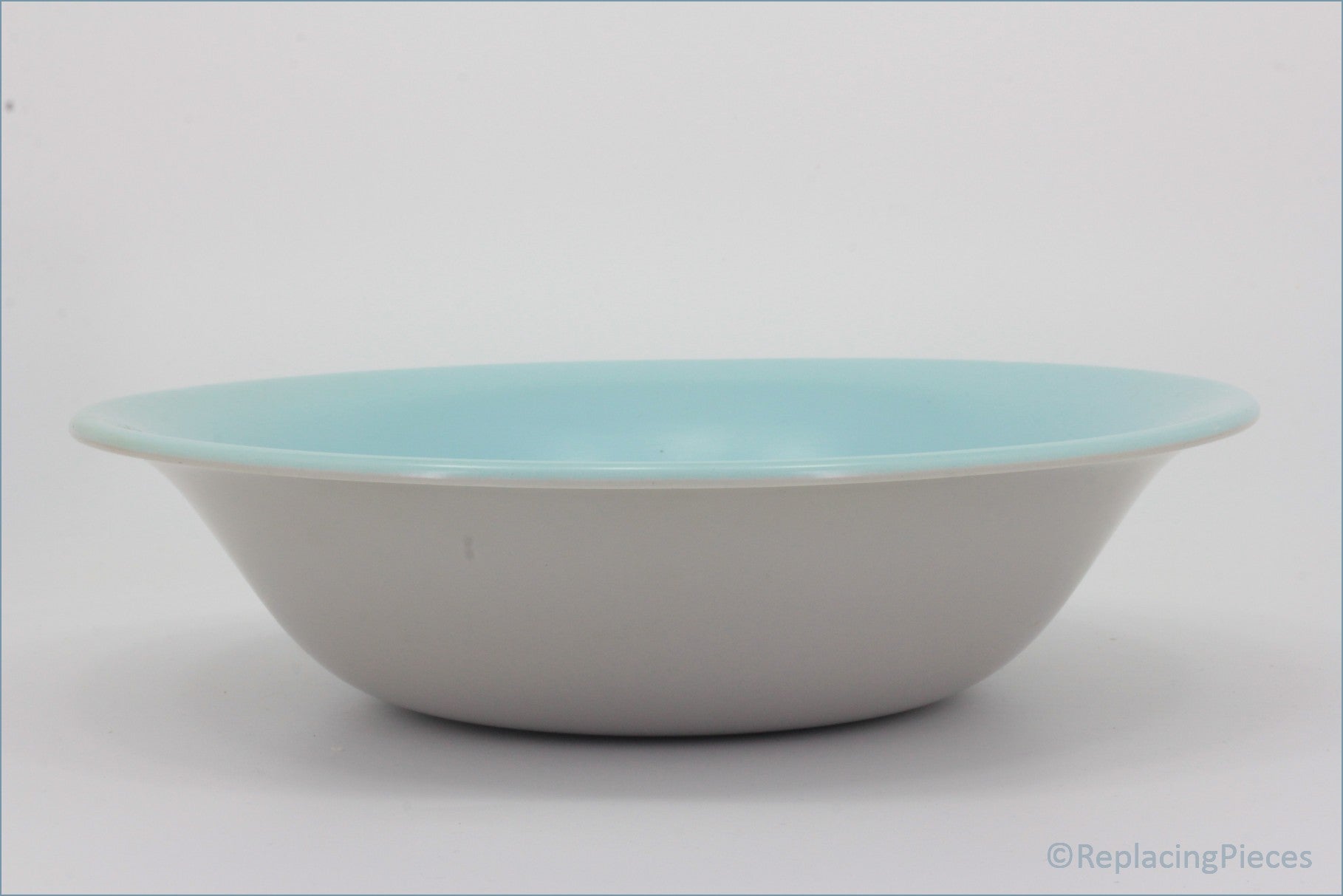 Poole - Dove Grey & Sky Blue - 10 1/4" Salad Bowl