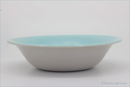 Poole - Dove Grey & Sky Blue - 10 1/4" Salad Bowl
