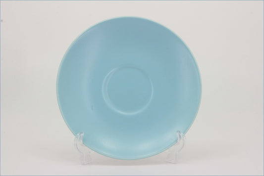 Poole - Dove Grey & Sky Blue - Tea Saucer