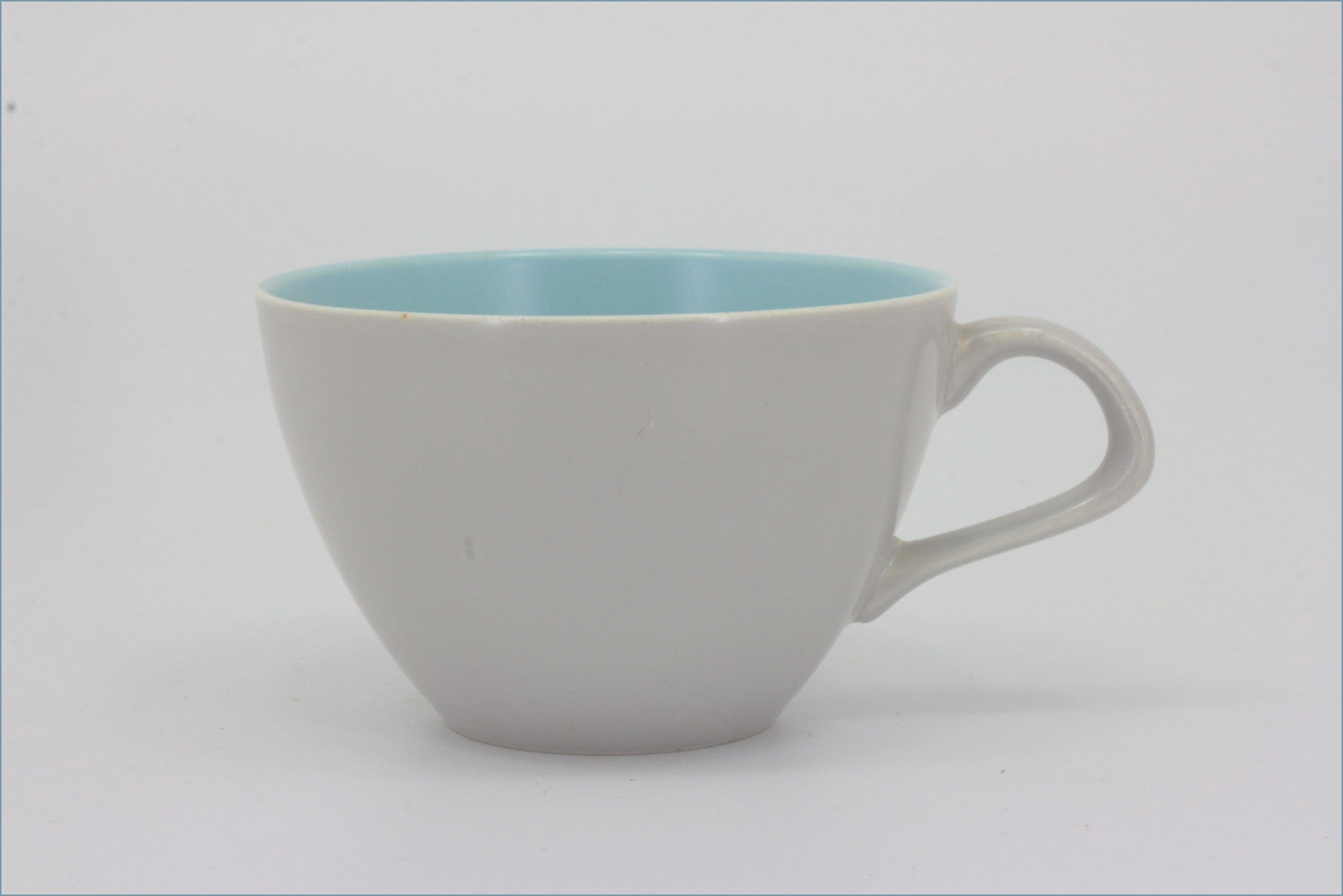 Poole - Dove Grey & Sky Blue - Teacup (Low)