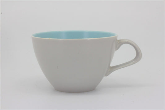 Poole - Dove Grey & Sky Blue - Teacup (Low)