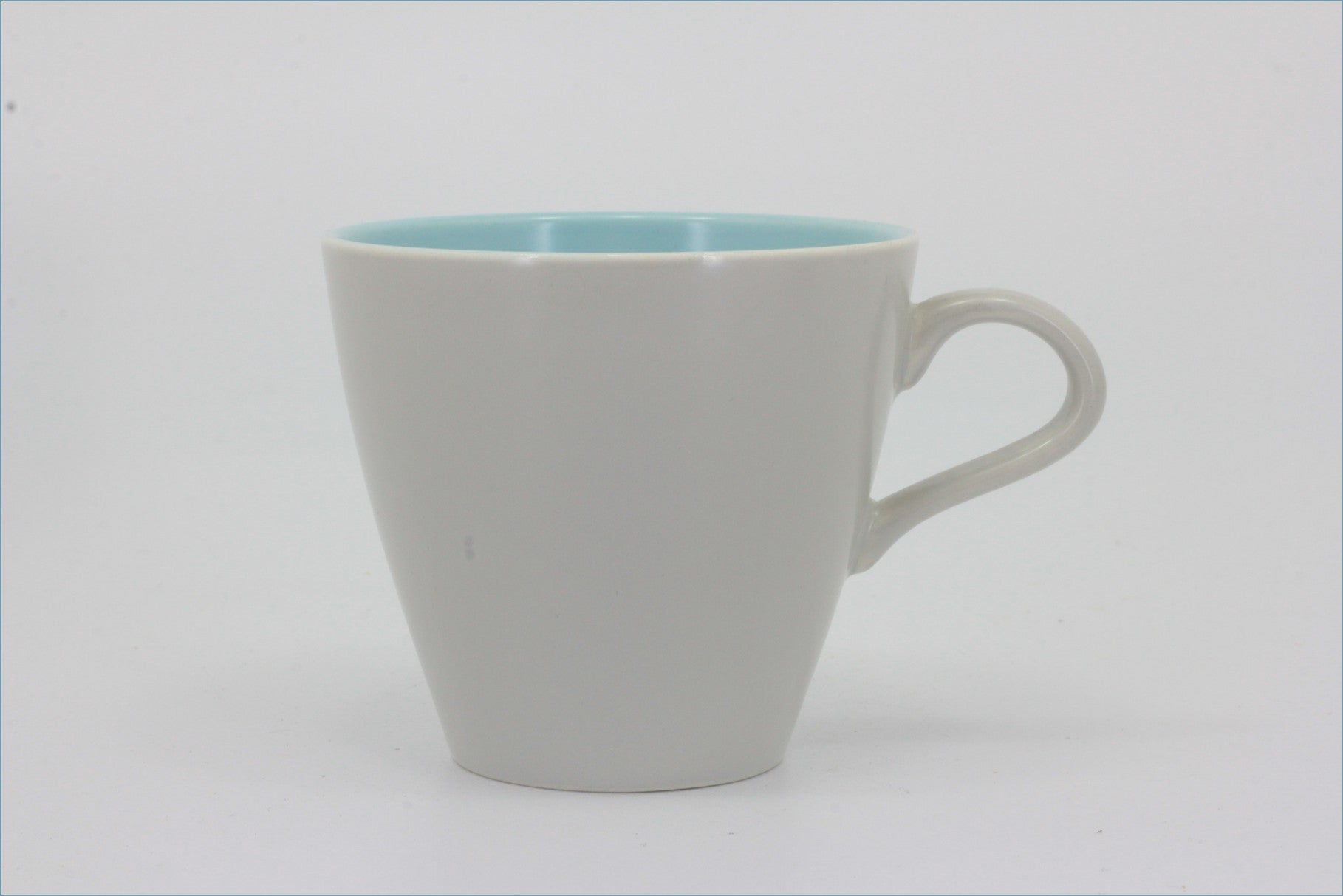 Poole - Dove Grey & Sky Blue - Teacup (Tall)
