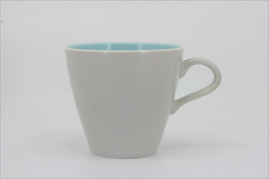 Poole - Dove Grey & Sky Blue - Teacup (Tall)