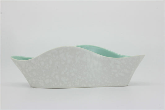 Poole - Seagull & Ice Green - Wavy Planter