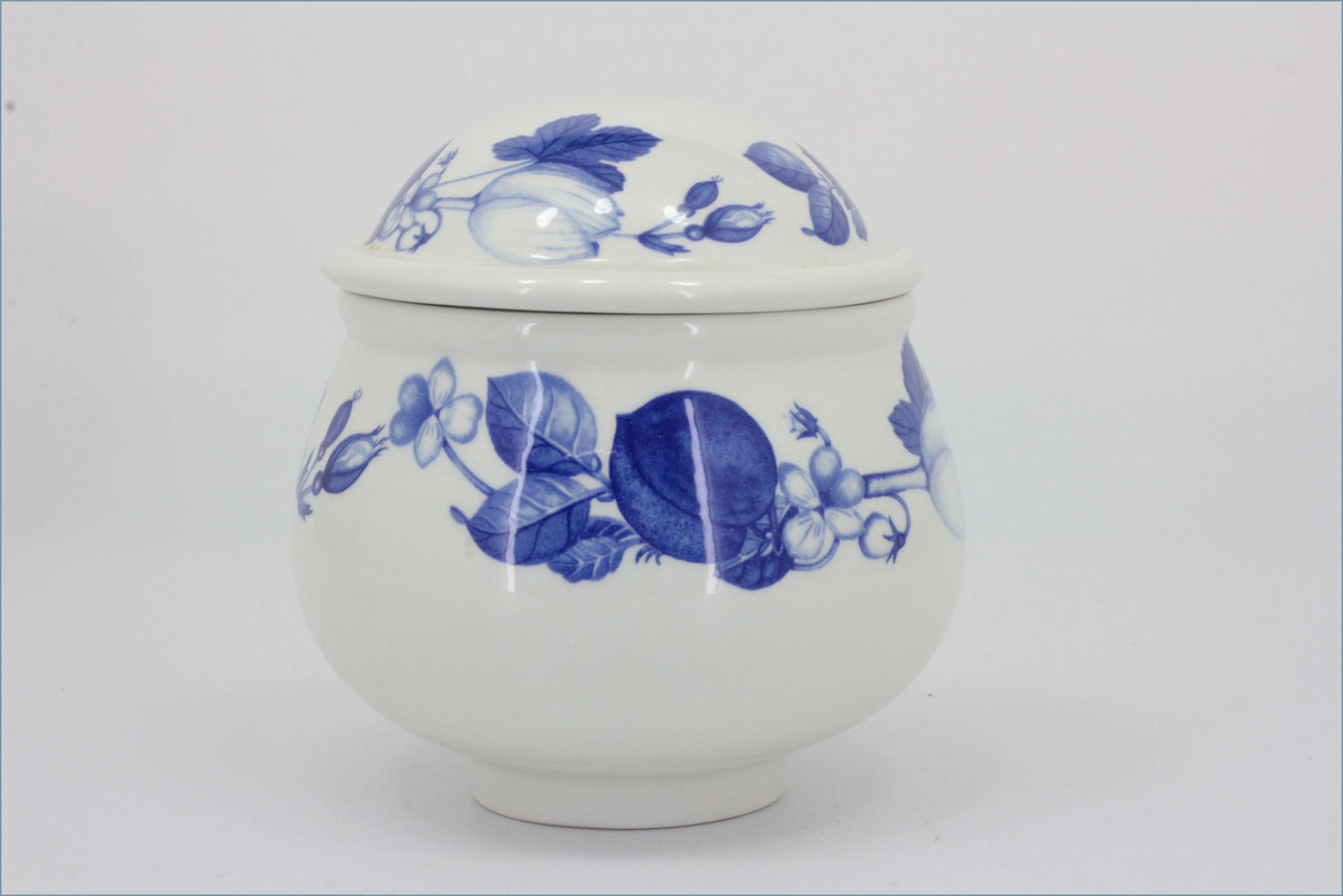 Portmeirion - Harvest Blue - Lidded Sugar Bowl (Round)