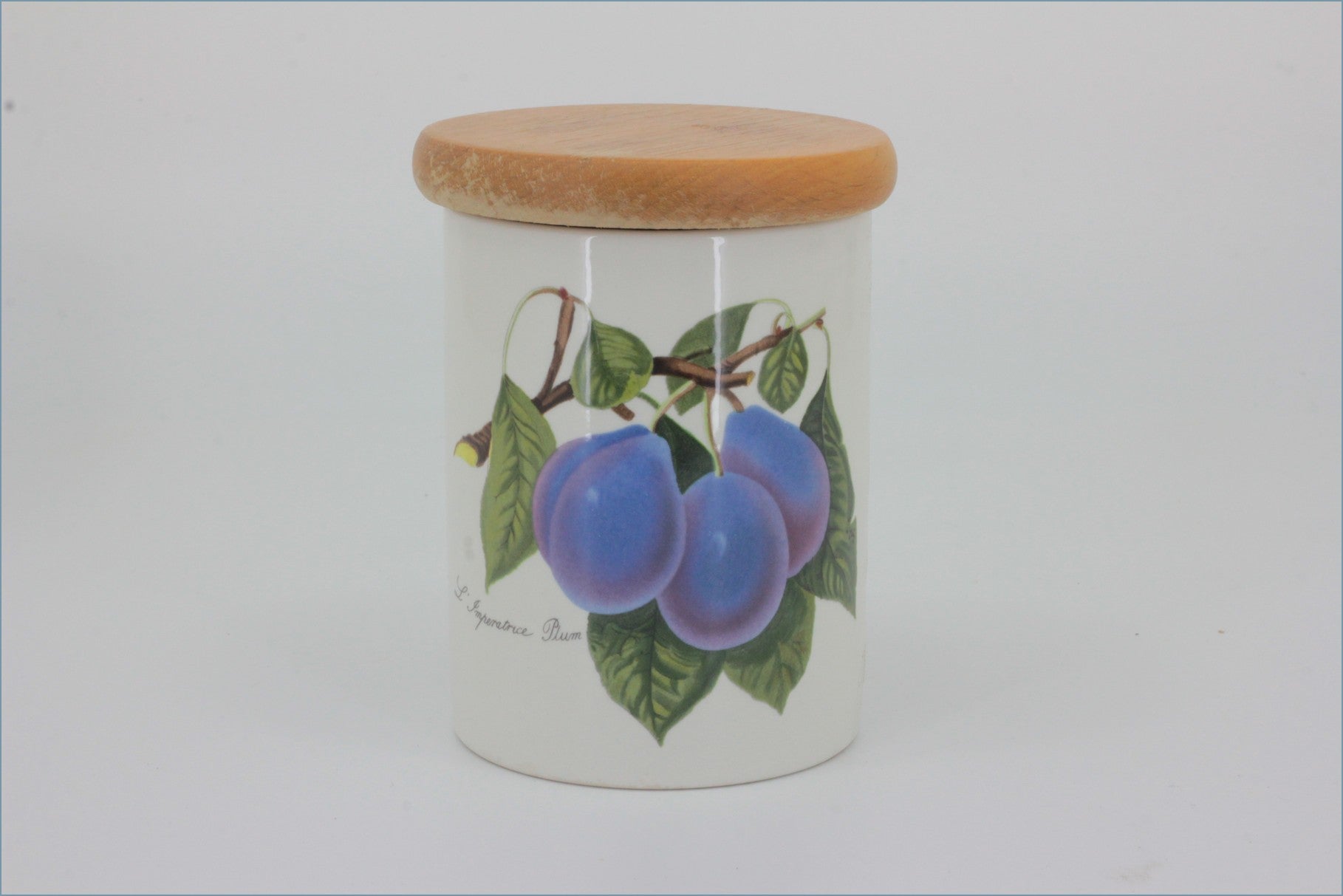 Portmeirion - Pomona - 4 5/8" Tall Storage Jar (L'Imperatrice Plum - no seal)