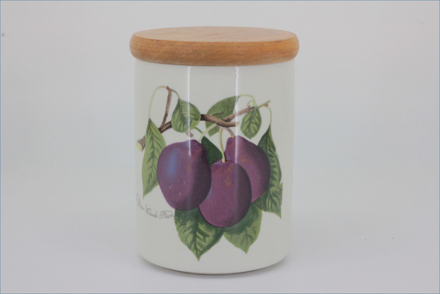 Portmeirion - Pomona - 5 1/2" Tall Storage Jar (Reine Claude Plum - no seal)