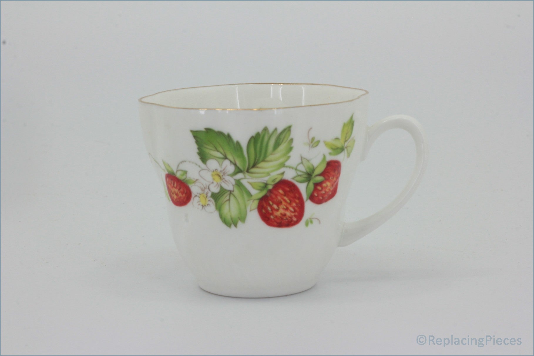 Queens - Virginia Strawberry - Coffee Cup (Swirl Rim)