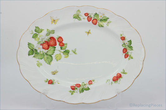 Queens - Virginia Strawberry - 13 1/2" Oval Platter