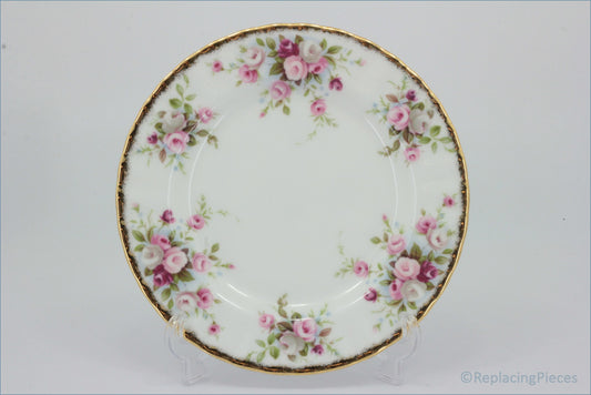 Royal Albert - Cottage Garden - 6 1/4" Side Plate - Decorative ceramic plate with floral design on a white background