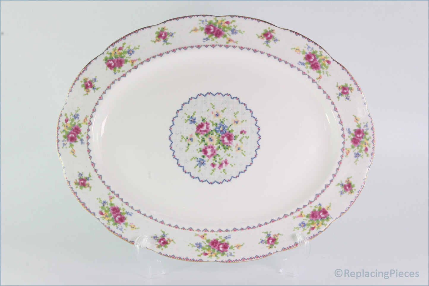 Royal Albert - Petit Point - 15 1/8" Oval Platter