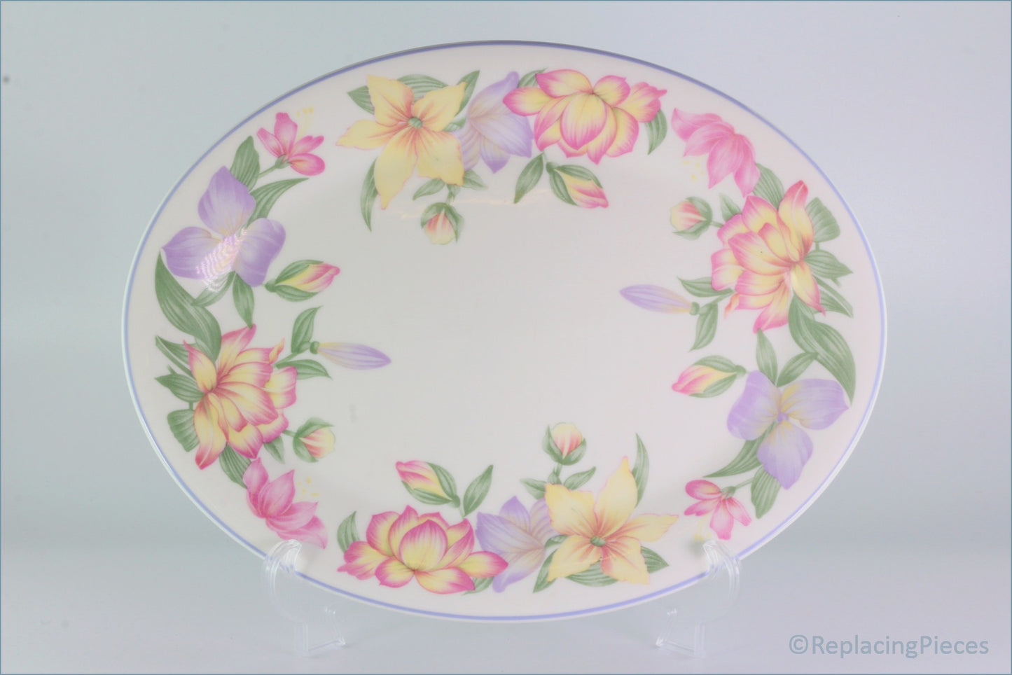 Royal Doulton - Blooms - 13 1/2" Oval Platter