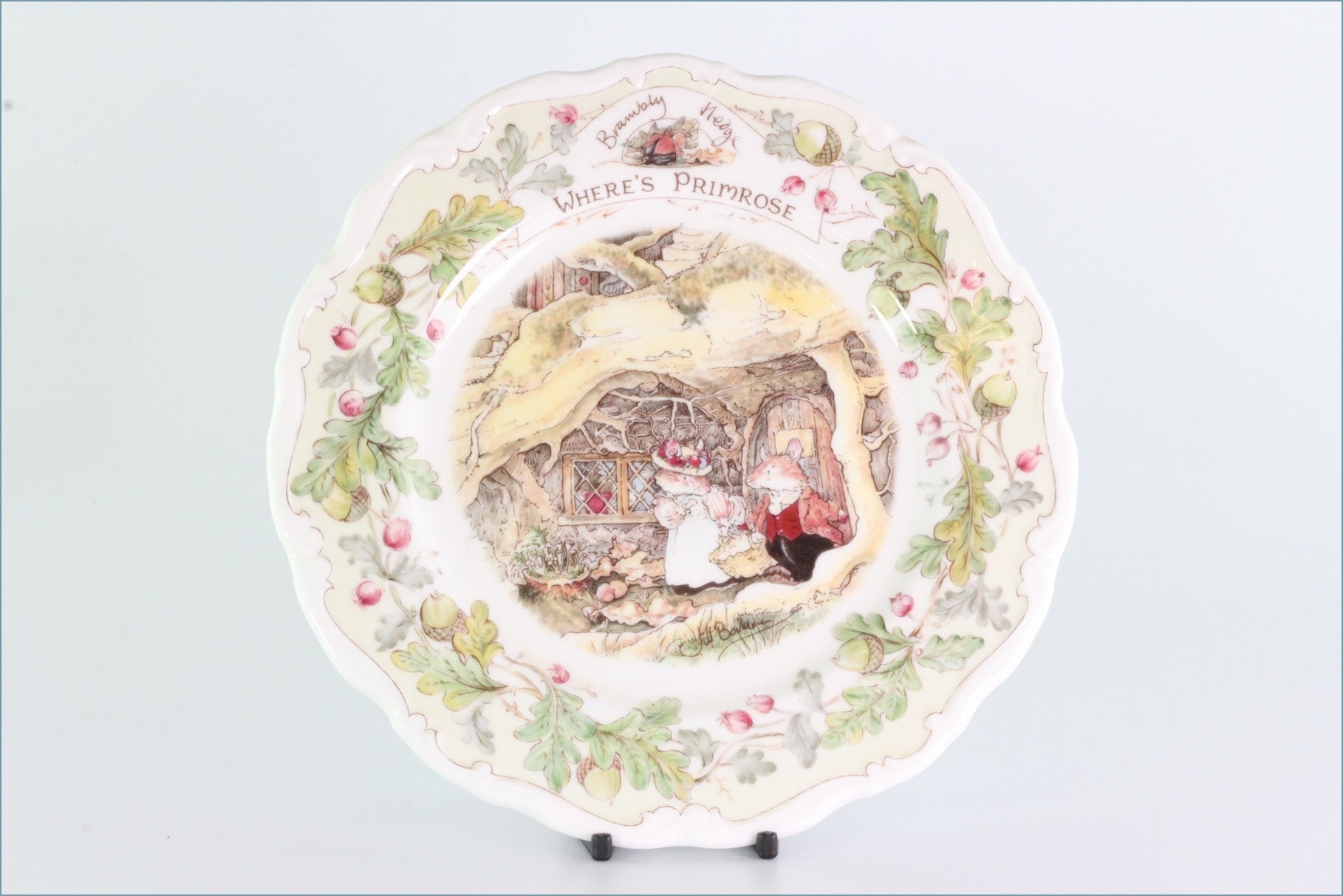 Royal Doulton - Brambly Hedge - Where's Primrose - 8" Plate