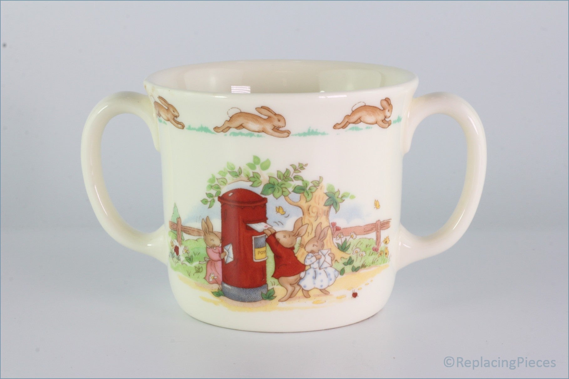 Royal Doulton - Bunnykins - 2 Handled Mug (Posting A Letter)