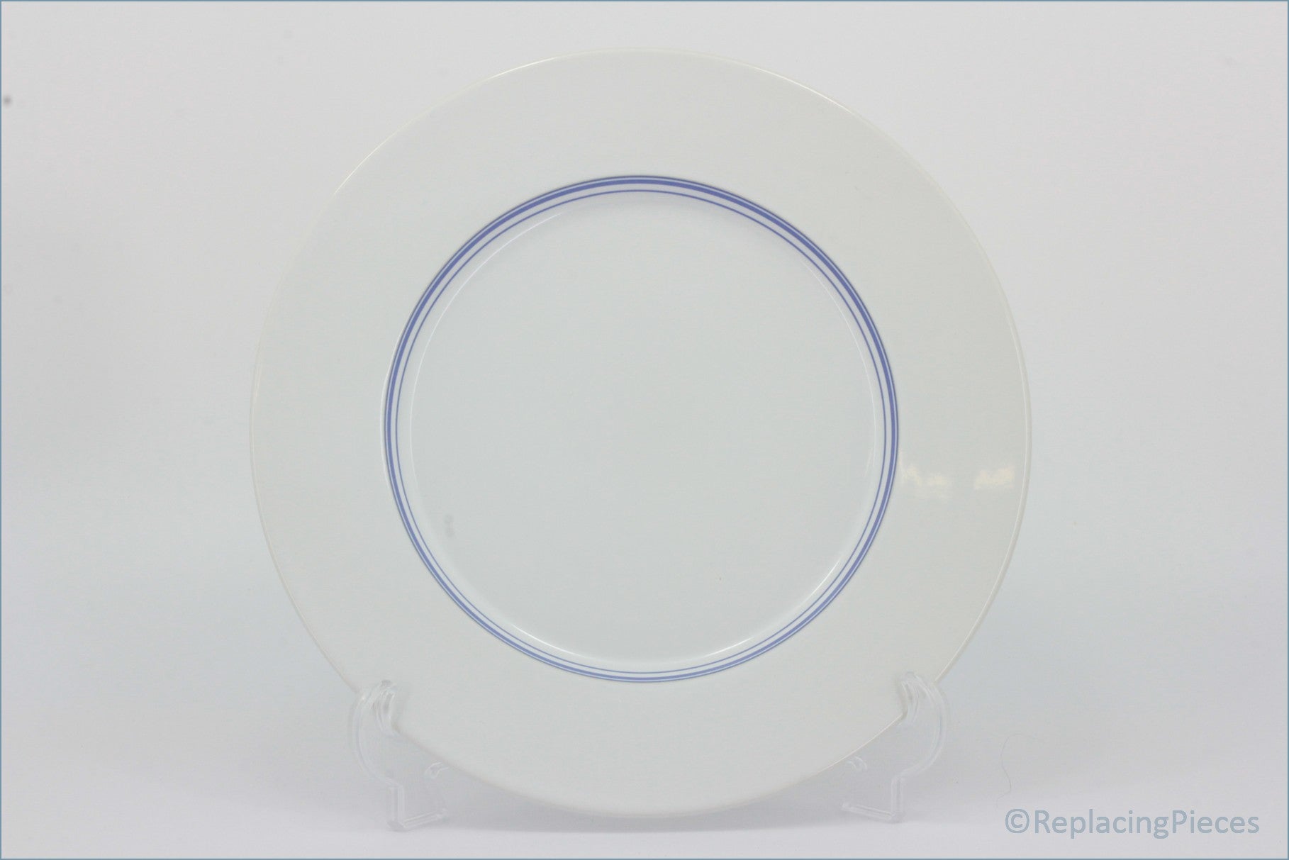 Royal Doulton - Chophouse Blue - Dinner Plate - Clear circular object with blue outline on a white background